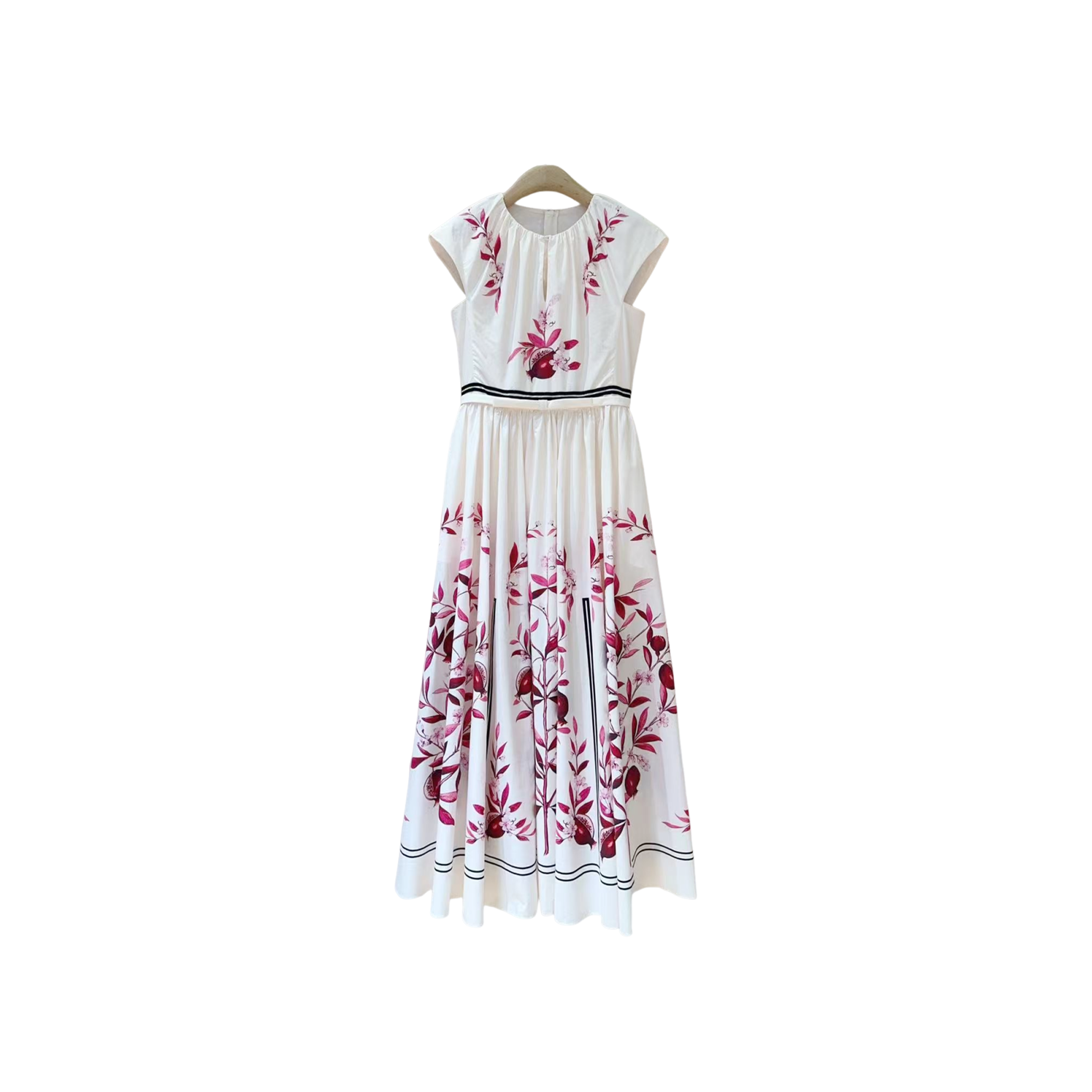 GIAMBATTISTA VALLI FLORAL PRINT MAXI DRESS
